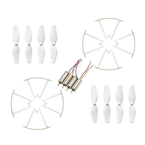 BTG Spare Part Kit for Syma X20 Mini Pocket Drone - Motors Propellers and Prop Guard