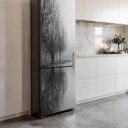 Autocollants pour frigo couvrant entièrement pour masquer les rayures