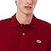 Lacoste Men's Classic Fit Long Sleeved L.12.12 Polo Shirt, Bordeaux, Medium