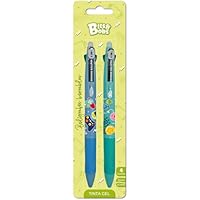 Grafoplas - Set 2 Bolis Borrables Bits&Bobs 4 en 1, Tinta Gel