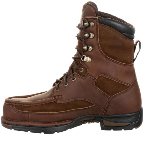 Georgia Boot Athens Waterproof Work Boot, Brown, Size 9.5(M)