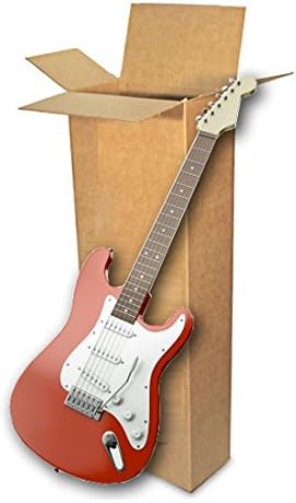 Amazon.com: EcoBox caja de cartón corrugado para enviar guitarra eléctrica  de 18 x 6 x 45 pulgadas (E-4237) : Industrial y Científico