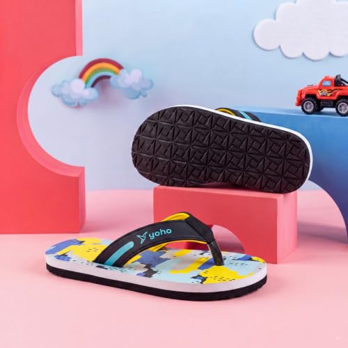 Image of YOHO Motion Slippers for Kids | Comfortable Monsoon Rainy FlipFlop | Easy to clean Footwear for Boys & Girls