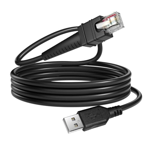 Câble USB blindé Zebra DS3678 de 2,1 m, conception robuste et stable - 6