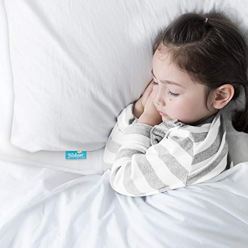 2 Pack Baby Toddler Pillow 13" X 18" With 100% Cotton Pillowcase Ultra Soft & Breathable Baby Toddler Pillows For Sleeping Machine Washable Small Toddler Pillow For Kids Travel #TOP1