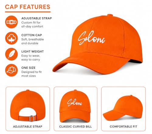 Image of AICA Personalised Name Cotton Cap for Men & Women � Black, Free Size | Gifts for Men & Women