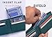 Set of 2 Heavy Duty Vinyl 6 Pages Insert for Bifold or Trifolds Wallet MADE IN USA