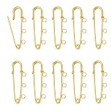 Brooch 3/4/5/7 holes with Rhinestone Jewelry for Women Safety Pin Suit for Wedding Jeans Sweater Sha