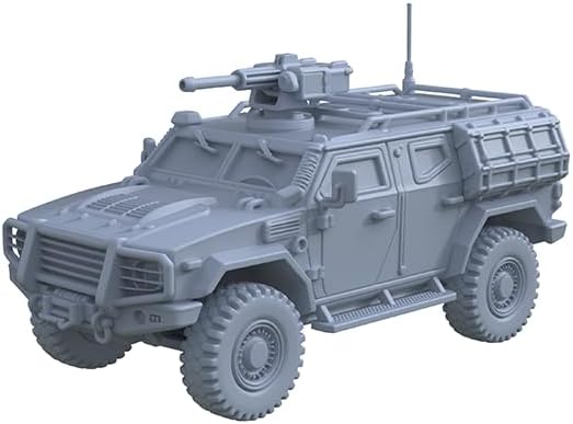 MRY-SFW XJTA144011 1 144 3D drukowany taktyczny pojazd opancerzony terenowy niepomalowany model DIY malowany kamuflaż taktyczny wiele skali mikro wojskowa scena model kolekcjonerski wyświetlacz 2
