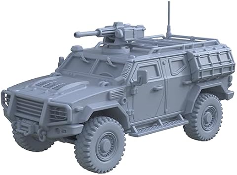 MRY-SFW Yaos Studio LYTA200011 1/200 3D Printed Tactical Off-Road Armored Vehicle Unpainted Model - DIY Paintable Camouflage Kit | Multi Scale for Military Diorama Collectors 2pcs