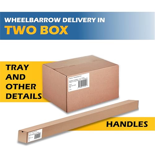 Tulex 2211 One-Wheel High-Density Poly Push Home Garden Yard Utility Wheelbarrow thumb #5