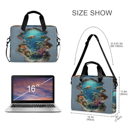 Funda para portátil de 15.6 pulgadas con correa y asa miniatura 5