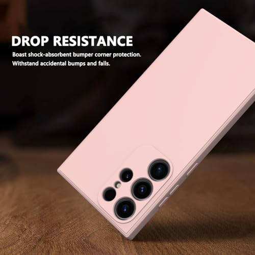 Image of for Samsung Galaxy S23 Ultra Case Pink, Scratch Resistant with Soft Touch, Slim Thin Phone Cover for Samsung Galaxy S23 Ultra