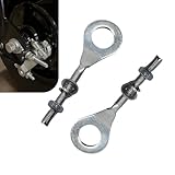 2PCS 15mm Chain Tensioner Adjuster, Metal Chain Tensioner for Minibike, Motorcycle Chain Adjuster Tensioner, for 196cc 6.5HP MB200 MBX10 MBX11 Mini Bike 50cc-125cc CRF50 XR70 CT70