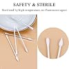 Cotton Swabs - Individually Wrapped Double Tipped Paper Sticks for Ear, Make-up, 100 Count (White, Round/Pointed End)