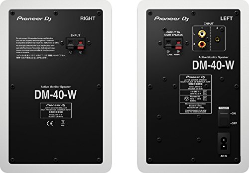 Pioneer Plx-500-W Direct Drive Turntable - White Bundle With Dm-40 Monitors And Austin Bazaar Polishing Cloth #TOP6