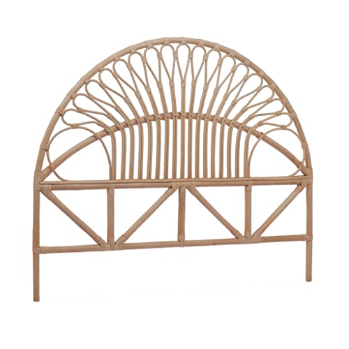 Kopfteil aus Rattan Natur passend für Betten mit einer Breite von 160...