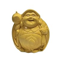 Amazon｜七福神 大黒天 恵比寿 木彫り ツゲ 柘植 金運 開運 風水グッズ