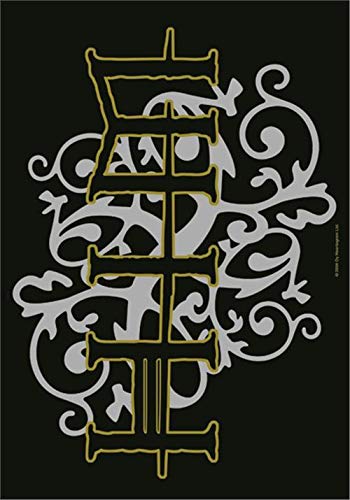 Preisvergleich Produktbild HIM - Gold & Silver Logo Flagge