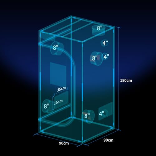 Grow Tent 3'x3' 1680D Oxford