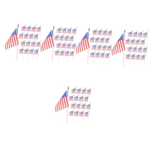 Drapeaux Américains en Polyester Résistant Lot de 200 Mini Drapeaux - 2