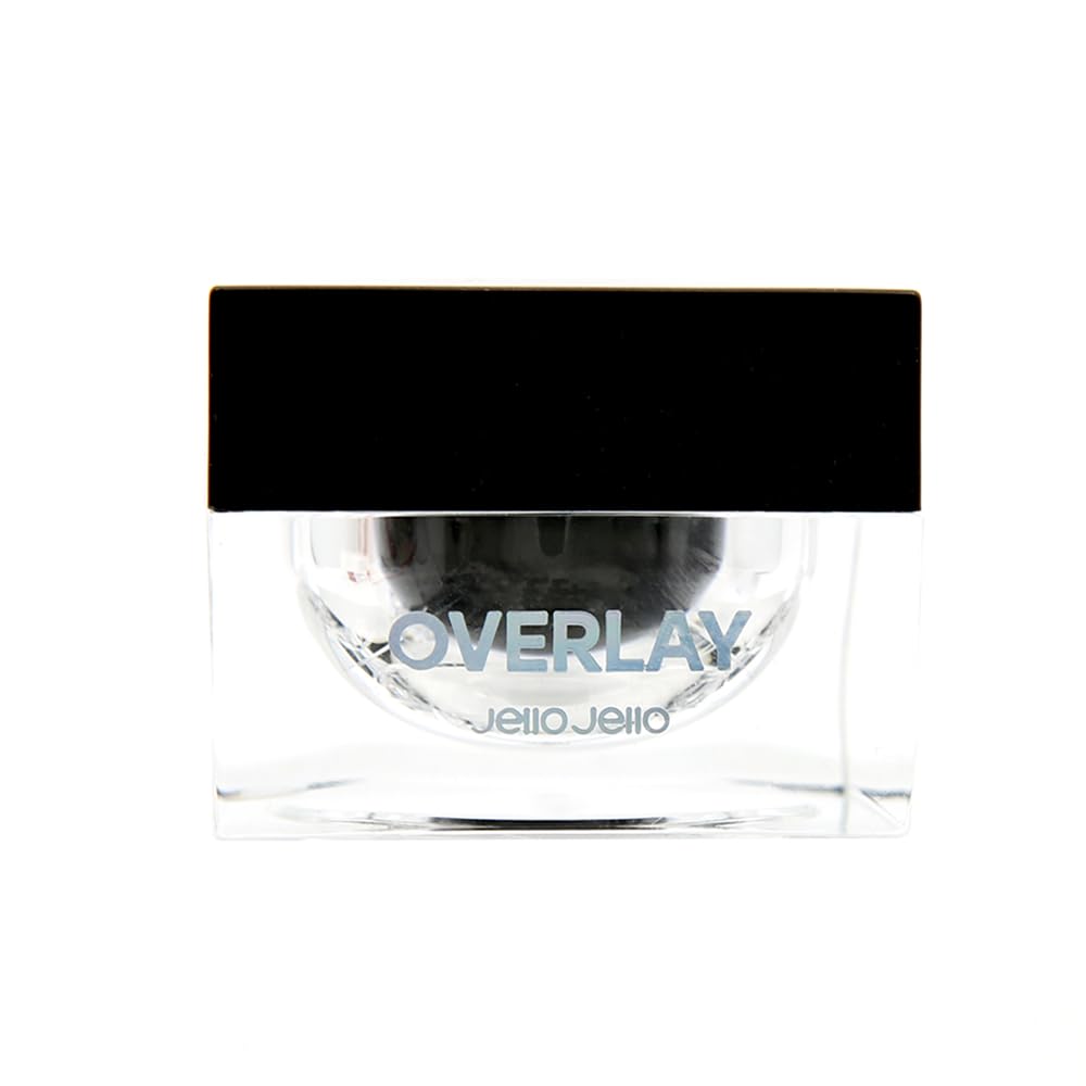 JelloJello Overlay Gel (13g) High Point Clear Builder Gel, Nail Structure & Thickness, Self-Leveling, Nail Strengthening, Encapsulates Glitter & Parts, UV/LED Cure