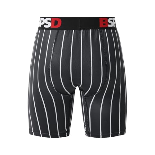 Men's Boxer Briefs 1-Pack, Seamless Tag-Free Underwear with 3D Support Pouch, Quick-Drying Breathable Underwear for Men2