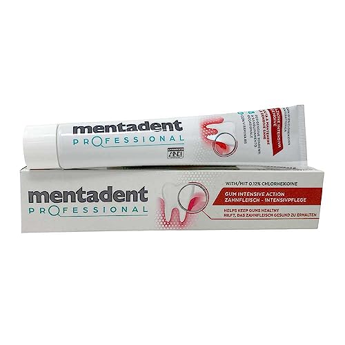 Mentadent Professional - Dentifricio 0,12% Clorexidina Antibatterica, 75ml