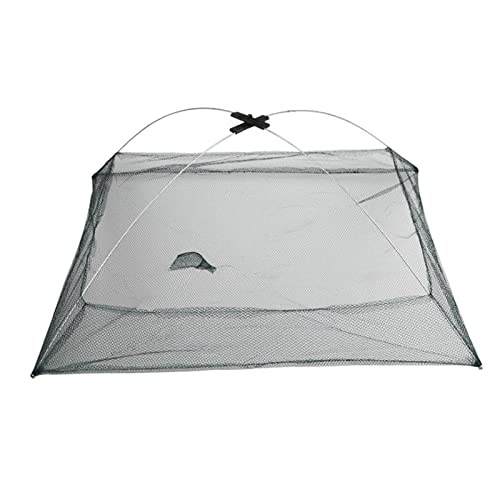 NEWMIND Isca de pesca dobrável rede armadilha molho gaiola peixe minnow Crawdad armadilha de malha c