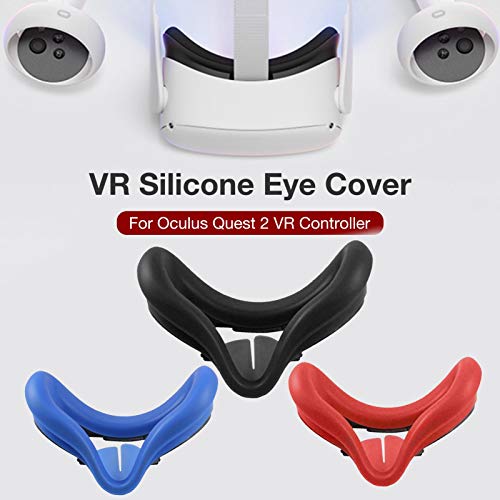Zachte Anti-Zweet Siliconen VR Oogmasker Cover Voor Oculus Quest 2 VR Headset, Antislip wasbaar Anti-Lekkage Licht… - Image 7