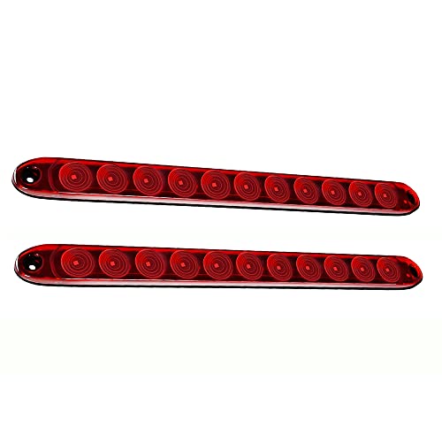 2pcs Trailer Light Barra 16in 11led Para Parque Parque De Giro Sinais De Freio De Traseiro Leve Trai