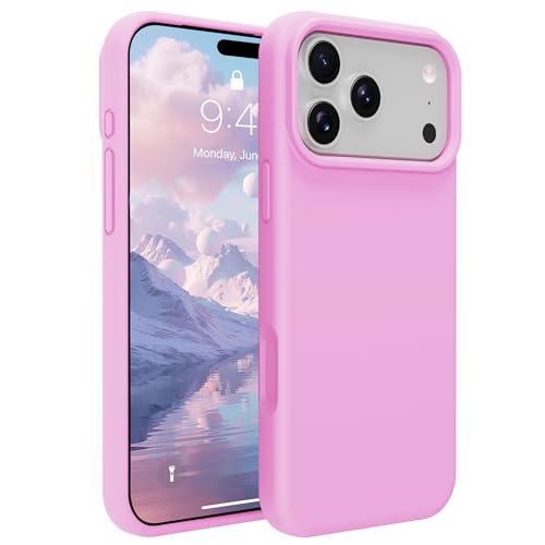 Image of iPhone 17 pro Max /18 pro Max Case Silicone(Pulm Pink)