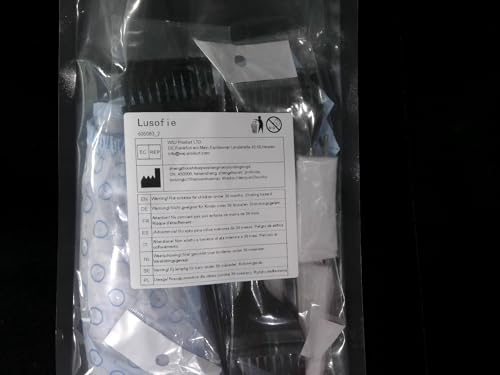 Lusofie Kit de coloração de cabelo inclui 3 peças de touca de destaque com 3 peças de agulhas de cro