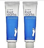 2 Foot Works Healthy Arthritis Achy Foot & Muscle Creams