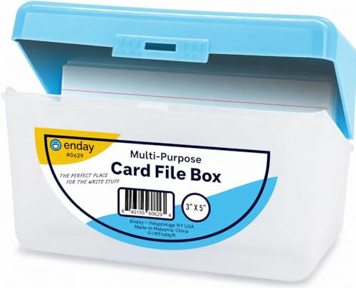 Enday 3x5 Index Card Holder
