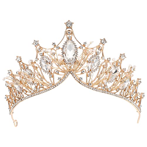 Homoyoyo Decoração Bride Bridal Wedding Hair Head Crystal Wedding Wedding para noivas tiaras e coroas para meninas festa de aniversário? os da das ou do casamento diamante