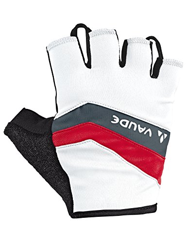 VAUDE Men's Active Gloves, Fahrradhandschuhe, white/red, 10