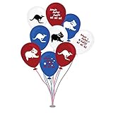 Aussie Balloons Patriotic 12 Pack