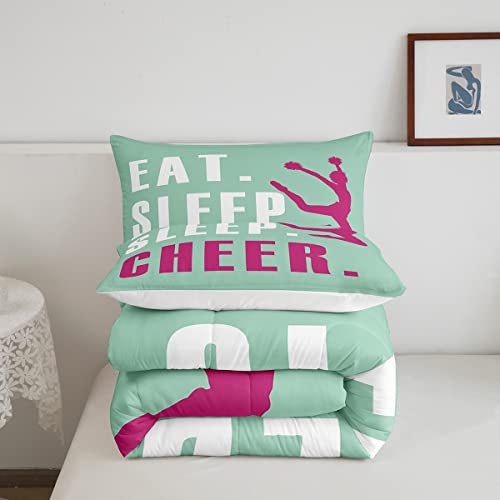 Image of Feelyou Cheer Comforter Set Queen Size 3Pcs for Kids Teens