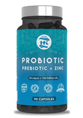 Intestinale Probiotika und Präbiotika 100 Milliarden CFU-30 Bakterienstämme probiotika darmsanierung mit Zink + Inulin zur Unterstützung des Immunsystems Probiotika für die Darmflora Aufbau (90)