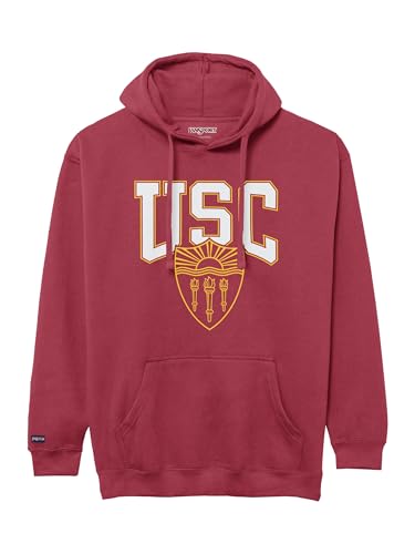 Image of JanSport NCAA Officially Licensed Rival Hoodie, Long Sleeve Unisex Sweatshirt, Cotton-Polyester Blend, Double-Layered Hood