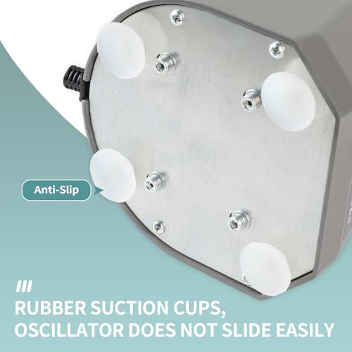 CPROSP 4'' Gipsrüttler Dental Rund 220V 100W, Rüttelplatte Elektrisch Gips von Einstellbare Geschwindigkeit, Dental Lab Oszillator, für Mischen Gips Gießen, Harzguss, Gussmodell