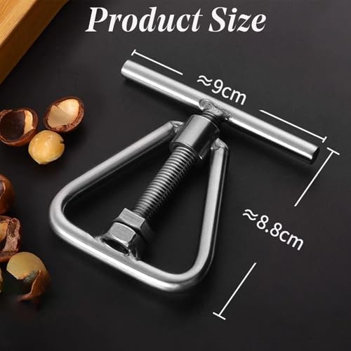 Metal Nut Cracker Tool Nutcracker Kitchen Tool Stainless Steel Pecan Cracker Nutcracker Tool for All Sorts of Nuts - Image 3