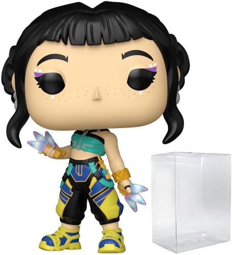 POP Funko Anime: KPOP Demon Hunters - Figura de vinilo Zoey (incluye funda protectora de caja compatible), multicolor, 3.75 pulgadas