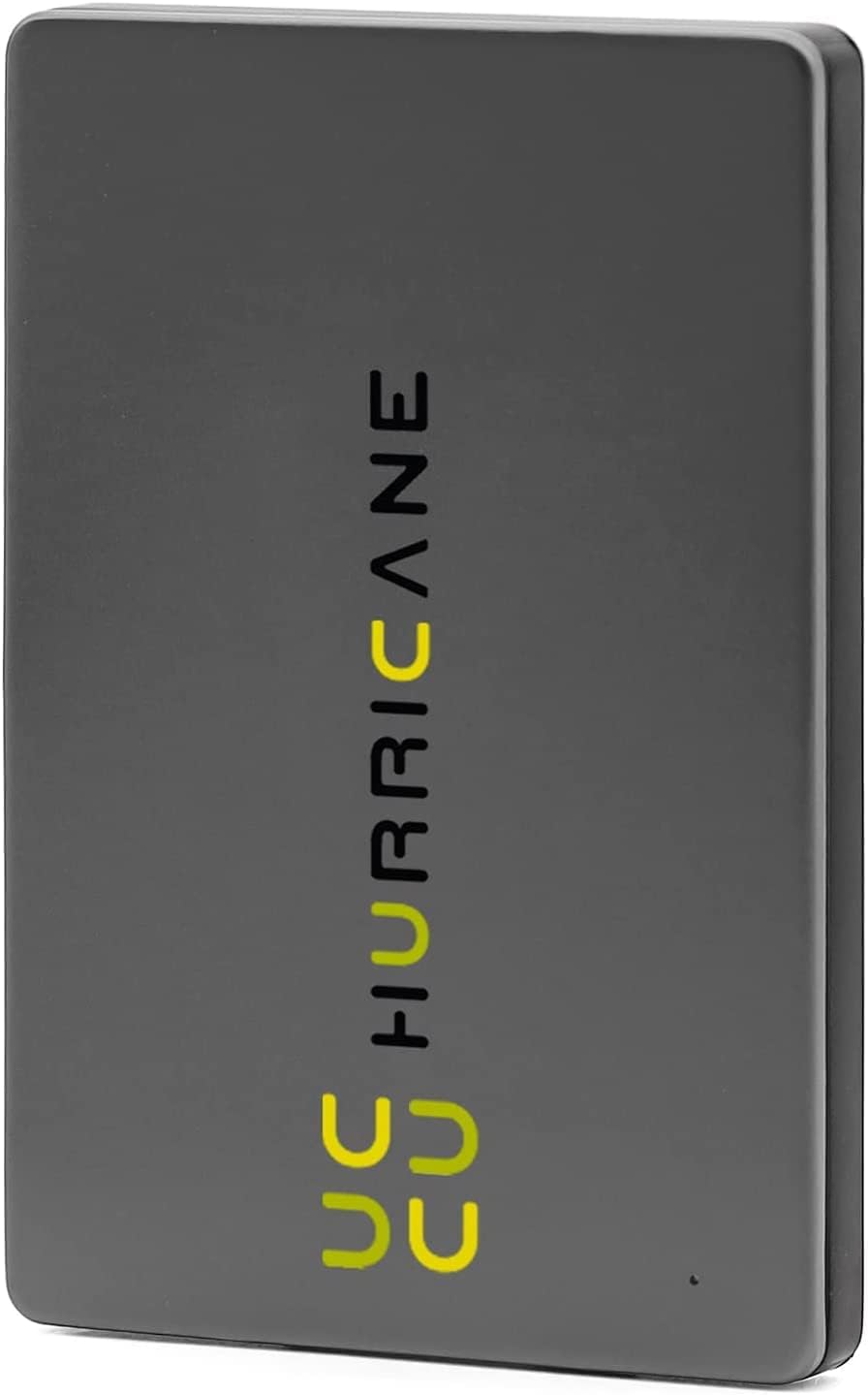HURRICANE MD25C3 External Hard Drive 1TB 2.5 Inch USB-C Storage for Photos TV PC Laptop PS4 PS5 Xbox Compatible with Windows Mac Linux - Grey