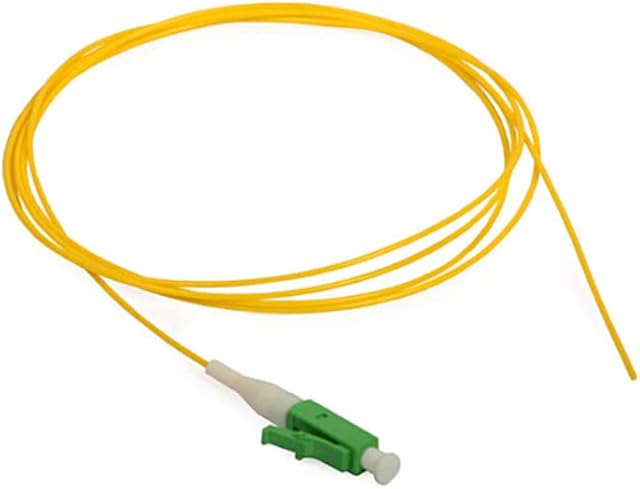 10 x CHB Fibre Optic Pigtails Single Mode 2 Meter Yellow SC LC FC UPC APC Connector G652D 2M Optical Patch Cable 9/125 (LC/APC)
