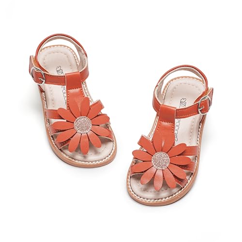 Image of Kiderence Toddler Girls Sandals Little Girls Kids Summer Shoes Toddler Sandals