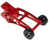 LJXSZ Wheelie Bar Compatible with MJX Hyper Go 1/14 Upgrade 14209 14210 H14BM High Speed Rc Car Aluminum Alloy Adjustable Part Replace(Red)
