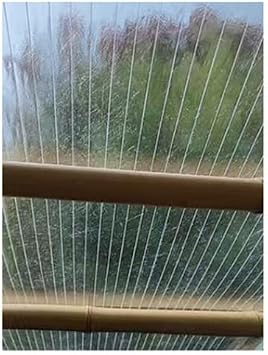 Roofing Waterproof Cover - Polycarbonate Sheet - 1.3mm Glassfiber, Transparent Heat-insulating Panel Roll Easy to Cut for Greenhouses Glazing, Light Transmittance  Color Clear , Size 0.6x3m