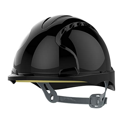 Preisvergleich Produktbild JSP ajh160001100 EVO3 Micro Peak Slip Ratsche Helm, belüftet, schwarz